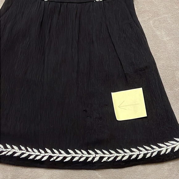 Lucky Brand Black Sleeveless Embroidered Dress - Picture 13 of 16